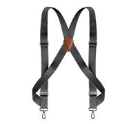 LCKKJHG Tirantes Hombre Tirantes de camionero resistentes 3,5 cm ancho con espalda en X y dos ganchos giratorios laterales ajustables(Gray)