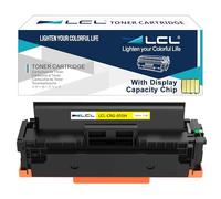 LCL 055H Amarillo con Chip Cartucho de Tóner Reemplazo para Canon 055 055H CRG-055 CRG-054H 3017C002 Compatible para Canon LBP663CDN LBP633CDW LBP664CX MF742CDW MF744CDW MF746CX Capacidad Residual