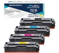 LCL 067H Cartucho de Tóner Reemplazo para Canon 067 067H Compatible para Canon i-SENSYS LBP631Cw LBP633Cdw MF651cw MF655Cdw MF657Cdw (Indique el Nivel,4-Pack KCMY)