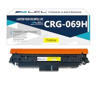LCL 069h Amarillo Cartucho de Tóner Compatible para Canon 069 069h Reemplazo para i-sensys MF751Cdw MF752cdw MF754Cdw MF755Cdw MF756Cx LBP673Cdw LBP674Cdw LBP674Cx (1-Pack) Indique el Nivel