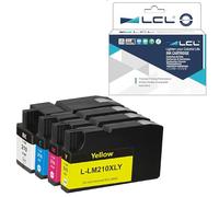 LCL 210XL High Yield Cartucho de Tinta Compatible para Lexmark Office Edge Pro4000c Office Edge Pro4000 Office Edge Pro5500 Office Edge Pro5500t (1Negro 1Cian 1Magenta 1Amarillo)