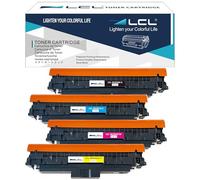 LCL 220X con Chip Cartucho de Tóner Compatible para HP 20A 220X W2200X W2201X W2202X W2203X Compatible para HP Color Laserjet Pro MFP 4302dw 4302fdw 4202dw 4202dn 4302fdn (4-Pack KCMY)