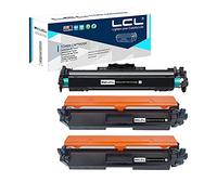 LCL 30A CF230A Cartucho de Tóner Compatible 32A CF232A Tambor (3Pack, 2Toner + 1Tambor) Reemplazo para HP Laserjet Pro M203dn M203dw Laserjet Pro MFP M227fdw M227sdn