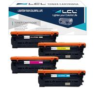 LCL 508A CF360A CF361A CF362A CF363A (Negro Cian Magenta Amarillo) Cartucho de tóner Remanufacturado para HP LaserJet M552dn M553dn M553n M553x M577c