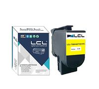 LCL 71B0H40 Amarillo 3500Pages Cartucho de Tóner Compatible para Lexmark 71B2HY0 71B0H40 Compatible con Lexmark CS417 CS417dn CX417 CX417de CS517 CS517de CX517 CX517de (1-Pack)