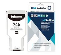 LCL 746 746XL MBK Alta Capacidad 300-ml Cartuchos de tóner Reemplazo para HP 746 P2V83A Compatible para HP DesignJet Z6 Printer DesignJet Z9+ Printer (1-Pack)
