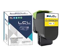 LCL 802SY Amarillo Cartucho de Tóner Reemplazo para Lexmark 800S4 80C2SY0 80C20Y0 80C2SYE 802Y para Lexmark CX310 CX310N CX310DN CX410 CX410E CX410DE CX410DTE CX510 CX510DE CX510DHE CX510DTHE (1-Pack)