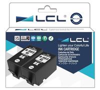 LCL 903XL Negro Cartucho de Tinta Compatible para HP 903 903XL T6L99AE T6M15AE Compatible para HP Officejet Pro 6860 6868 6950 6960 6970 6975 6978 (2-Pack)