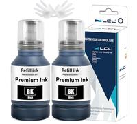 L otella de Tinta Compatible para 104 Negro Alta Capacidad Compatible con Epson EcoTank ET-1810 ET-2710 ET-2711 ET-2712 ET-2714 ET-2715 ET-2720 ET-2721 ET-2726 ET-2810 (2-Pack)