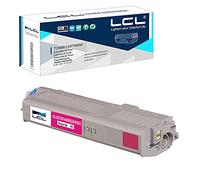 LCL C542 Magenta Cartucho de Tóner Compatible para Oki C532 C542 MC563 MC573 Reemplazo para Oki C532dn C542dn MC563dn MC573dn (1-Pack)