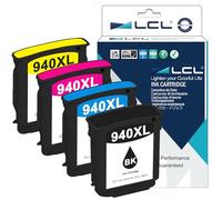 L artucho de Tinta Compatibile 940XL C4906AE C4907AE C4908AE C4909AE (KCMY) Reemplazo para HP Officejet Pro 8000-A809a/A811a/A809n/8000 Wireless 8500-A909b/A909a/A909n/A909g 8500A-A910a/A910g/A910n
