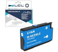 LCL Cartucho de Tinta Compatible 953 953XL F6U12A F6U16AE High Yield Reemplazo para HP Officejet Pro 7730 7740 8210 8218 8710 8715 8718 8719 8720 8725 8728 8730 8740 7720 8716 (Cian)