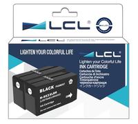 LCL Cartucho de Tinta Compatible 953 XL L0S58AE (2 Negro) Reemplazo para HP Officejet Pro 7730 7740 8210 8218 8710 8715 8718 8719 8720 8725 8728 8730 8740