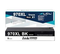 L artucho de Tinta Compatible 970XL 970 XL 971XL 971 XL CN621AE CN625AE High Yield (Negro) Reemplazo para HP Officejet Pro X451DN X451DW X476DN X476DW X551DW X576DW X576dn MFP