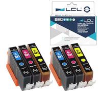 LCL Cartucho de Tinta Compatible CLI-521 CLI-521C CLI-521M CLI-521Y (2Cian 2Magenta 2Amarillo) Reemplazo para Canon Pixma iP3600 iP4600 iP4700 MP540 MP550 MP560 MP620 MP630 MP640 MP980 MP990 MX860