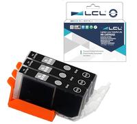 LCL Cartucho de Tinta Compatible CLI-526 CLI-526GY (3 Gris) Reemplazo para Canon MG8150 MG8250 PIXMA MG6150 MG6250