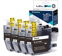 L artucho de Tinta Compatible con LC-3213 LC3213 LC-3211 LC-3213BK LC3213BK (4 Negro) para Brother DCP-J770 DCP-J772DW DCP-J774DW MFC-J890DW MFC-J895 MFC-J497DW DCP-J572DW
