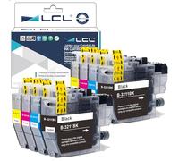 L artucho de Tinta Compatible con LC3211 LC-3211 LC-3211BK LC-3211C LC-3211M LC-3211Y (2 Negro 2 Cian 2 Magenta 2 Amarillo) para Brother DCP-J770 DCP-J772DW DCP-J774DW MFC-J890DW MFC-J895