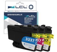 LCL Cartucho de Tinta Compatible LC-3237 LC3237 XL LC3237XL LC-3237C LC-3237M LC-3237Y (3Pack CMY) Reemplazo para Brother MFC-J5945DW MFC-J6945DW MFC-J6947DW HL-J6000DW