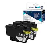 LCL Cartucho de Tinta Compatible LC-3239 LC3239 XL LC3239XL LC-3239XLBK LC3239XLBK (2 Negro) Reemplazo para Brother MFC-J5945DW MFC-J6945DW MFC-J6947DW HL-J6000DW HL-J6100DW