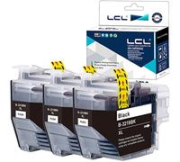 L artucho de Tinta Compatible LC3219 LC3217 LC-3219XL LC3219XL LC3219XLBK LC3217BK High Yield (3-Pack Negro) Reemplazo para Brother MFC-J5330DW MFC-J6530DW