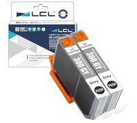 LCL Cartucho de Tinta Compatible PFI-300 PFI-300GY 14.5ml (2 Gris) Reemplazo para Canon imagePROGRAF PRO-300