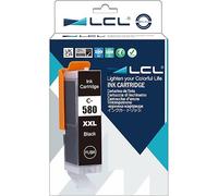 L artucho de Tinta Compatible PGI-580 PGI-580PGBK PGI-580 XL PGBK PGI-580 XXL PGBK 1970C001 27ml (1 PGBK) Reemplazo para Canon Pixma TR7550 TR8550 TS6150 TS6151 TS6250 TS8150 TS8151 TS8152