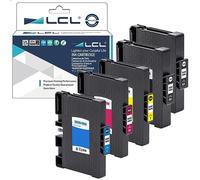 LCL Cartucho de Tinta de Sublimación SG400 SG800 SG400NA SG800NA PRINTAN Dink High Yield Compatible para Sawgrass Virtuoso SG400 SG800 SG400NA SG400EU SG800NA RICOH SG3110 SG2100N SG3100 (5pack,2KCMY)