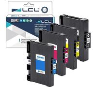 LCL Cartucho de Tinta de Sublimación SG400 SG800 SG400NA SG800NA PRINTAN Dink High Yield Compatible para Sawgrass Virtuoso SG400 SG800 SG400NA SG400EU SG800NA RICOH SG3110 SG2100N SG3100 (4pack,KCMY)