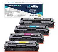 LCL Cartucho de tóner Compatible 054 CRG054 CRG-054 3024C002 3022C002 3023C0021 3021C002 (4Pack KCMY) Reemplazo para Canon i-SENSYS LBP621cw 623cw MF643CDW MF645CX MF640C MF641CW MF642CDW MF643CDW