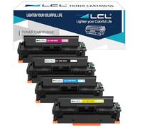 LCL Cartucho de tóner Compatible 055 055H CRG-055 CRG-055H 3020C002 3019C002 3018C002 3017C002 (KCMY) Reemplazo para Canon LBP663CDN LBP633CDW LBP664CX IMAGECLASS MF742CDW MF744CDW MF746CX
