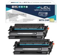LCL Cartucho de tóner Compatible 26A 26X CF226A CF226X (2 Negro) Reemplazo para HP Laserjet Pro M402n M402d M402dn M402dne M402dw MFP M426 MFP M426dw MFP M426fdn MFP M426fdw