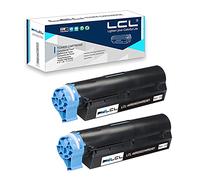 LCL Cartucho de Tóner Compatible 44992402 44992401 MB401 MB451 MB441 2Negro 2500Páginas Reemplazo para Oki B401/B401D/B401DN/MB441/MB451/MB451DN/MB451DNW