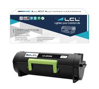 LCL Cartucho de tóner Compatible 60F2X00 601X 60F0XA0 600XA 60F2X0E 602XE 20000Páginas (Negro) Reemplazo para Lexmark MX510de MX511dte MX511dhe MX511de MX610dw MX611de MX611dhe MX611dte