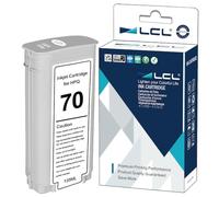 L artuchos de Tinta compatibles 70 C9451A 135ML High Yield (1 Gris Claro) Reemplazo para HP Designjet Z2100 Z3100 Z3100PS Z3200 Z3200PS Z5200 Z5400