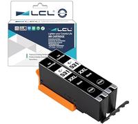 L LI-531 XXL Cartuchos de Tinta de Repuesto para Canon CLI-531BK CLI-531 Negro Cartuchos de Impresora compatibles con Canon TS8750 TS8751 (2 Paquetes, Alta Capacidad, Negro)