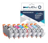 L LI-65 CLI65 Cartucho de Tinta Reemplazo para Canon CLI-65 CLI65 Compatible para Canon PIXMA PRO-200 (8-Pack BK C M Y PC PM GY LGY)