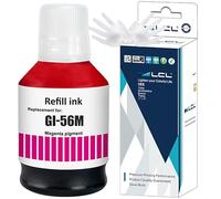 L ompatible Botella de Tinta Reemplazo para Canon GI56 GI-56 M GI-56CM MAXIFY GX7050 GX6050 GX5050 GX4050 GX3050 (1Pack, Magenta 135ML)