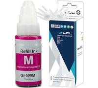 LCL Compatible Botella de Tinta Reemplazo para Canon Pixma G1400 G1410 G2400 G2410 G3400 G4400 G4411 G1500 G1510 G2500 G2510 G3500 G3510 G4500 G4510 G1501 G2501 G3501 G4511 (Magenta 70ML)