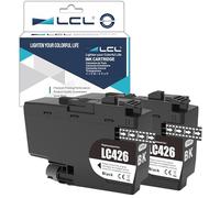 LCL Compatible Cartucho de Tinta LC-426 LC426 LC-426BK LC426BK (2 Negro) Reemplazo para Brother MFC-J4335DW MFC-J4340DW MFC-J4535DW MFC-J4540DW MFC-J4540DWXL