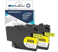 LCL Compatible Cartucho de Tinta LC-426 LC426 LC-426Y LC426Y (2 Amarillo) Reemplazo para Brother MFC-J4335DW MFC-J4340DW MFC-J4535DW MFC-J4540DW MFC-J4540DWXL