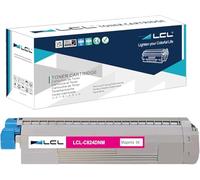 LCL Compatible Cartucho de tóner C824 C834 C844 C824n C824dn C834dnw C834nw C844dnw 47095702 (1 Magenta) Reemplazo para Oki C824dn C824n C834dnw C834nw C844dnw