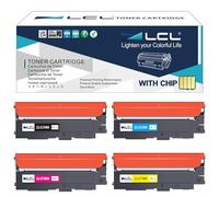 LCL Compatible Cartucho de tóner CLT-404S CLT-P404C CLT-K404S K404S CLT-C404S CLT-M404S CLT-Y404S (KCMY) Reemplazo para Samsung SL-C430 SL-C430W SL-C480 SL-C480W SL-C480FN SL-C480FW SC-C482 SL-C482W