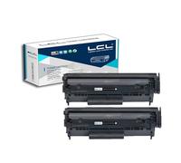 LCL Compatible Cartucho de Tóner FX-10 FX10 (2 Negro) Reemplazo para Canon I-SENSYS FAX-L100 FAX-L120 FAX-L140 FAX-L160 MF4010 MF4018 MF4120 MF4140 MF4150 MF4270 MF4320d MF4330d MF4340d MF4350d