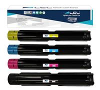 LCL Compatible Cartucho de Tóner Versalink C7020 C7025 C7030 106R03741 106R03744 106R03743 106R03742 Reemplazo para Xerox Versalink C7020 C7025 C7030 (4Pack,1Negro 1Cian 1Magenta 1Amarillo)