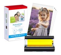 L ompatible para Canon Selphy CP1500 CP1300 CP1000 CP1200 CP910 Juego de Papel fotográfico de Tinta, 100 x 148mm 36 Hojas de Papel y 1 Casete de Tinta de Color,Reemplace para Canon Selphy KP-36IN