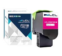 LCL CS421 Magenta Cartucho de Tóner Remanufacturado para Lexmark 78C20M0 Compatible para Lexmark CS421 CS421dn CS521 CS521dn CS622 CS622de CX421 CX421adn CX522 CX522ade CX622 CX622ade CX625 (1Pack)