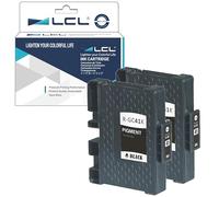 L C-41 GC41 GC41K Cartucho de Tinta Compatible para Ricoh Aficio SG 2100 2100N 2010L, SG 3100SNW, SG K3100DN, SG 3110DN, SG 3110DNW, Aficio SG 3110N, SG 3110SFNW, SG 3120B SFNw (2 Negro)