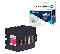 LCL GC-41 GC41 GC41K GC41C GC41M GC41Y Cartucho de Tinta Compatible para Ricoh Aficio SG 2100 2100N 2010L SG 3100SNW SG K3100DN SG 3110DN SG 3110DNW SG 3110N SG 3110SFNW (5Pack,2KCMY)