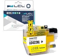 LCL LC422 LC422XL Amarillo Alta Capacidad Cartucho de Tinta Reemplazo para Brother LC-422XL LC422XL LC422XLY LC422Y para MFC-J5340DW MFC-J5345DW MFC-J5740DW MFC-J6540DW MFC-J6940DW (1-Pack)